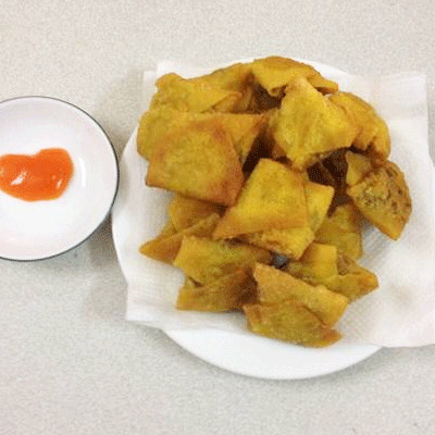 Bánh Hoành Thánh Chiên Nhân Thịt Băm