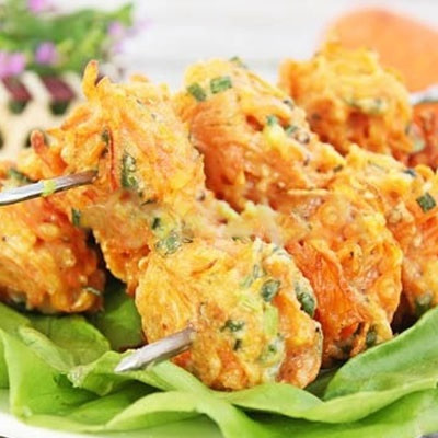 Bánh Cà Rốt Chiên Hấp Dẫn Tốt Cho Cả Nhà