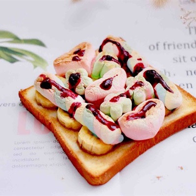 Sandwich Chuối Nướng Kẹo Dẻo ngọt ngào, đáng yêu