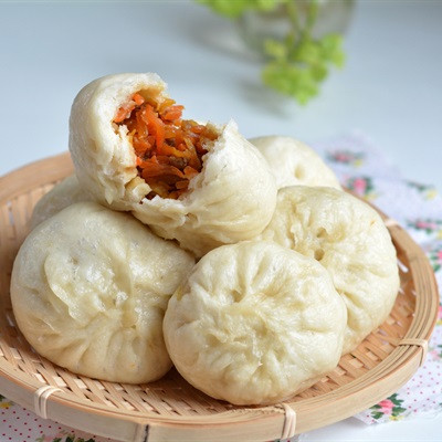Bánh Bao Nhân Thịt Băm Rau Củ cho bữa sáng cả nhà