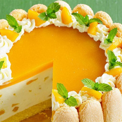 Bánh Lady Finger Kem Xoài chua ngọt béo thơm