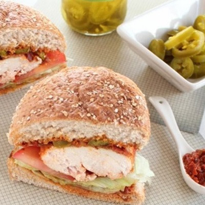 Sandwich Kẹp Gà Đơn Giản, Đủ Dinh Dưỡng