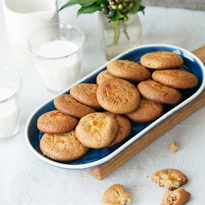 Bánh cookie bơ mè vỏ cam