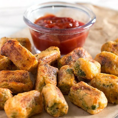 Bánh bông cải phô mai nướng