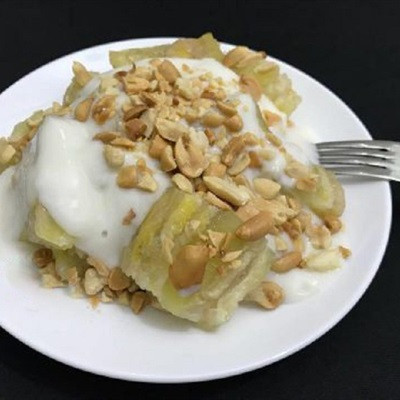 Bánh chuối hấp nước cốt dừa béo ngọt
