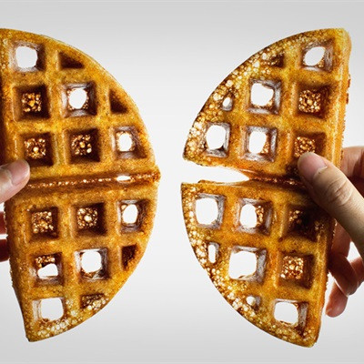 Bánh waffle lúa mạch