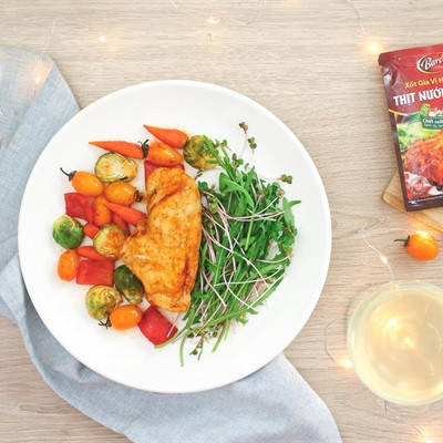 Salad Gà Nướng Ngũ Vị Ngon Miệng Tốt Cho Sức Khỏe