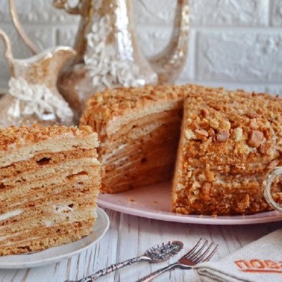 Bánh crepe nướng nhiều lớp