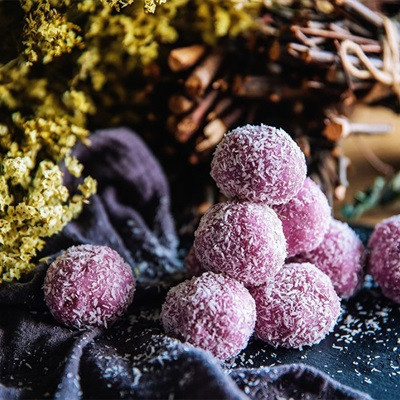 Bánh mochi khoai tím
