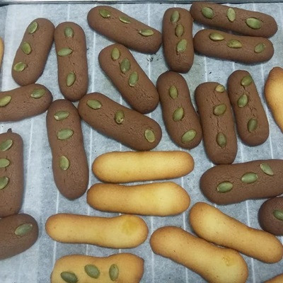 Bánh lưỡi mèo matcha và cacao