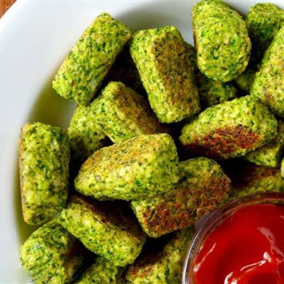 Bánh bông cải xanh nướng giòn