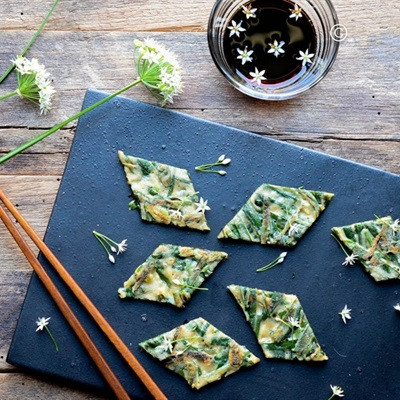 Bánh pancake hẹ Hàn Quốc