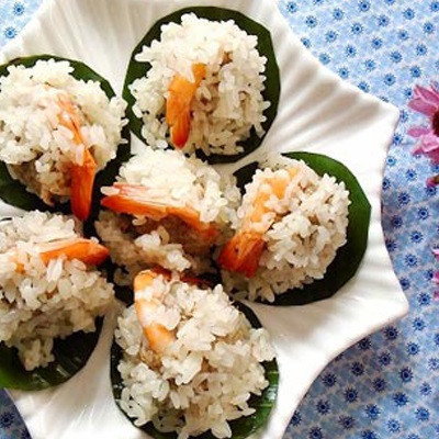 Xôi Bọc Tôm cực thơm ngon mang theo đi làm