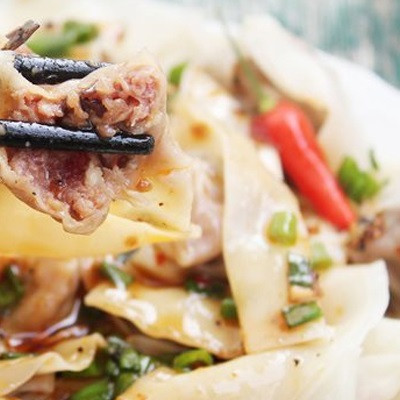 Hoành Thánh Luộc Nhân Thịt Bằm ăn sáng cực chuẩn