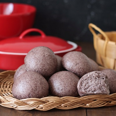 Bánh Bao Gạo Lứt Mè Đen lạ miệng, đơn giản tại nhà