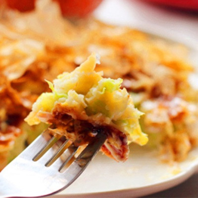 Bánh Xèo Kiểu Nhật rưới sốt okonomiyaki thơm lừng