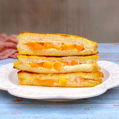 Bánh Mì Sandwich Kẹp Xoài Sữa Chua Chiên đơn giản