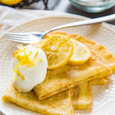 Bánh crepe cổ điển kiểu Pháp