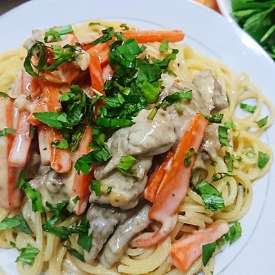 Mì Ý sốt bò phô mai