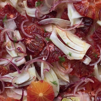 Salad cam củ hối