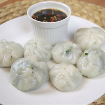 Bánh hấp nhân hẹ Trung Quốc