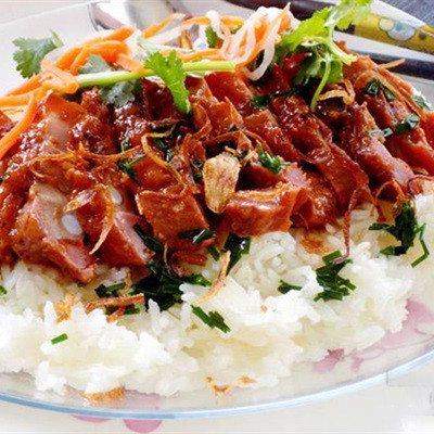 Xôi thịt xá xíu