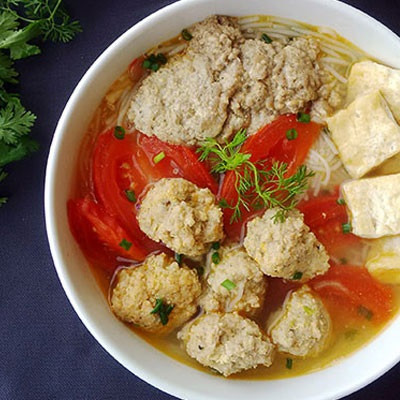 Bún Riêu Cua Thịt thơm ngon đậm đà