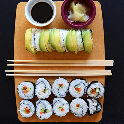 Sushi cuộn chay