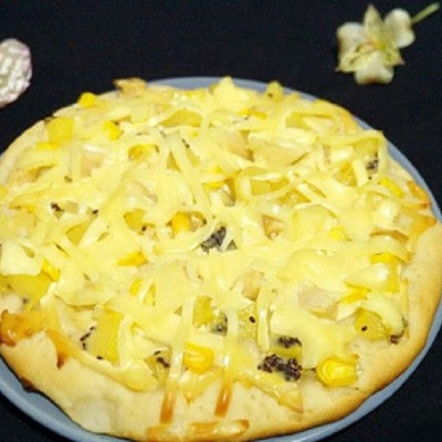 Bữa sáng &quot;sang trọng&quot; với pizza hoa quả