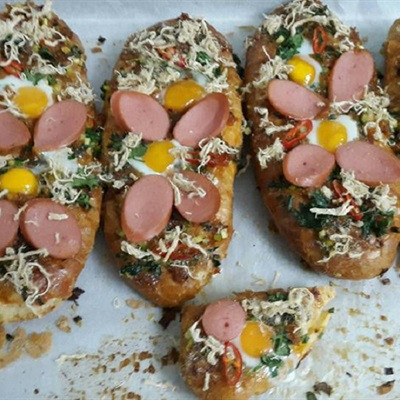 Bánh mì nướng muối ớt cay thơm