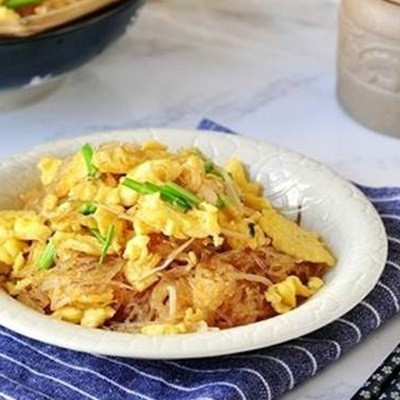 Miến Xào Trứng Giá Đỗ Đơn Giản, Ăn Sáng