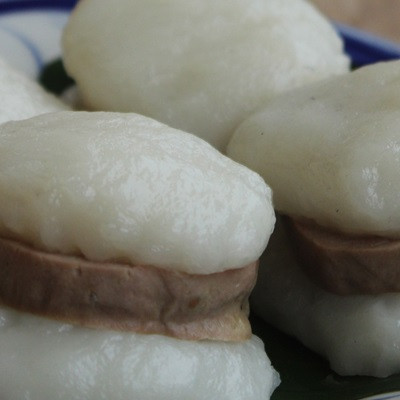 Bánh Giầy Giò Kẹp Chả Ăn Sáng, Đơn Giản