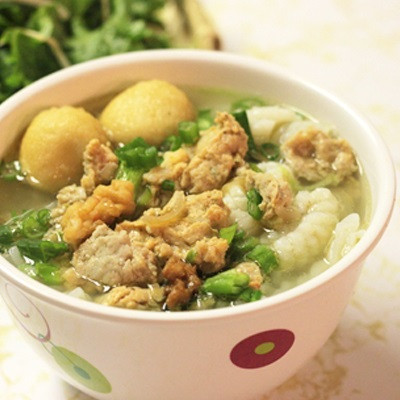 Nui Gạo Nấu Mọc Tôm Bổ Dưỡng Cho Bữa Sáng