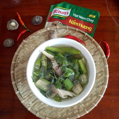 Canh Mướp Hương Non Nấu Nấm