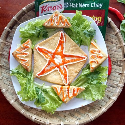 Đậu Hũ Chiên Sốt Mayonnaise Ngon Lành