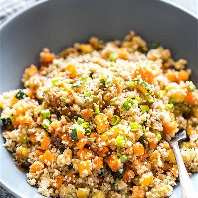 Cơm Chiên Bông Cải Trắng Rau Củ