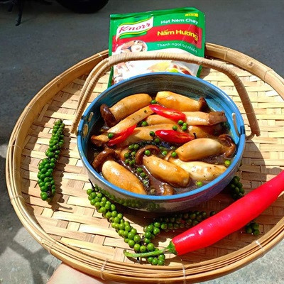 Nấm Đùi Gà Kho Tộ