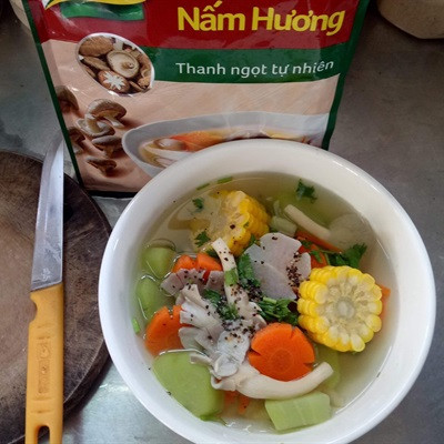 Canh Ngũ Sắc Chay 