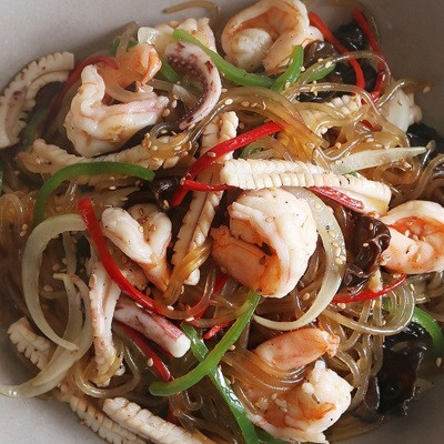 Miến Gạo Trộn Hải Sản Đơn Giản, Cực Ngon