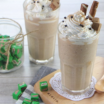 Smoothie dừa Milo Cube