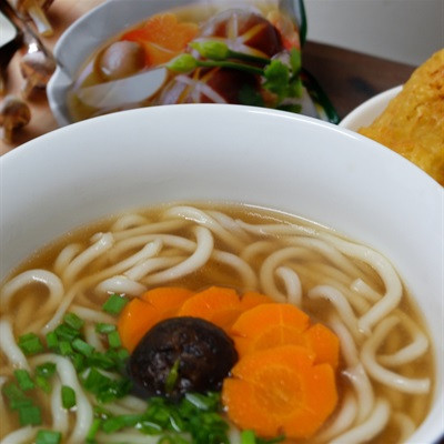 Mì Udon Chay Rau Nấm