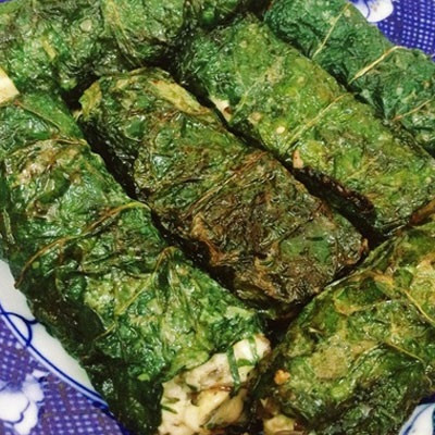 Chả Đậu Hũ Cuốn Lá Lốt ngon miệng cho ngày chay