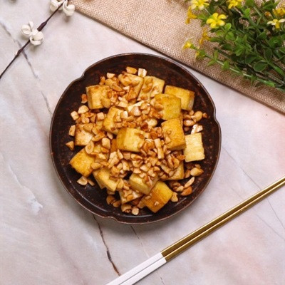 Đậu Hũ Xào Đậu Phộng bùi thơm, siêu hấp dẫn