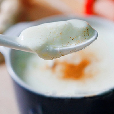 Sữa gừng nấu đông