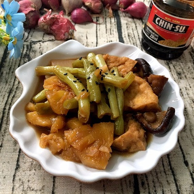 Đậu Hũ Rau Củ kho nước tương Chin-su đậm đà