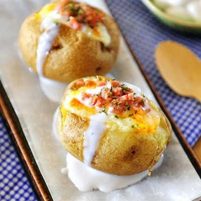 Khoai Tây Nướng Phô Mai Xúc Xích Hấp Dẫn