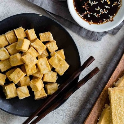 Đậu hũ nướng giòn