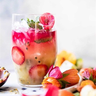 Mojito dâu tây bụp giấm
