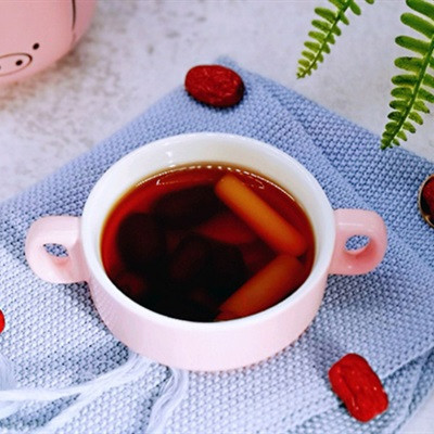 Trà gừng sả táo đỏ