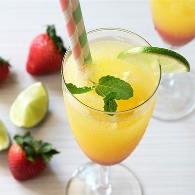 Mojito dâu cam chanh